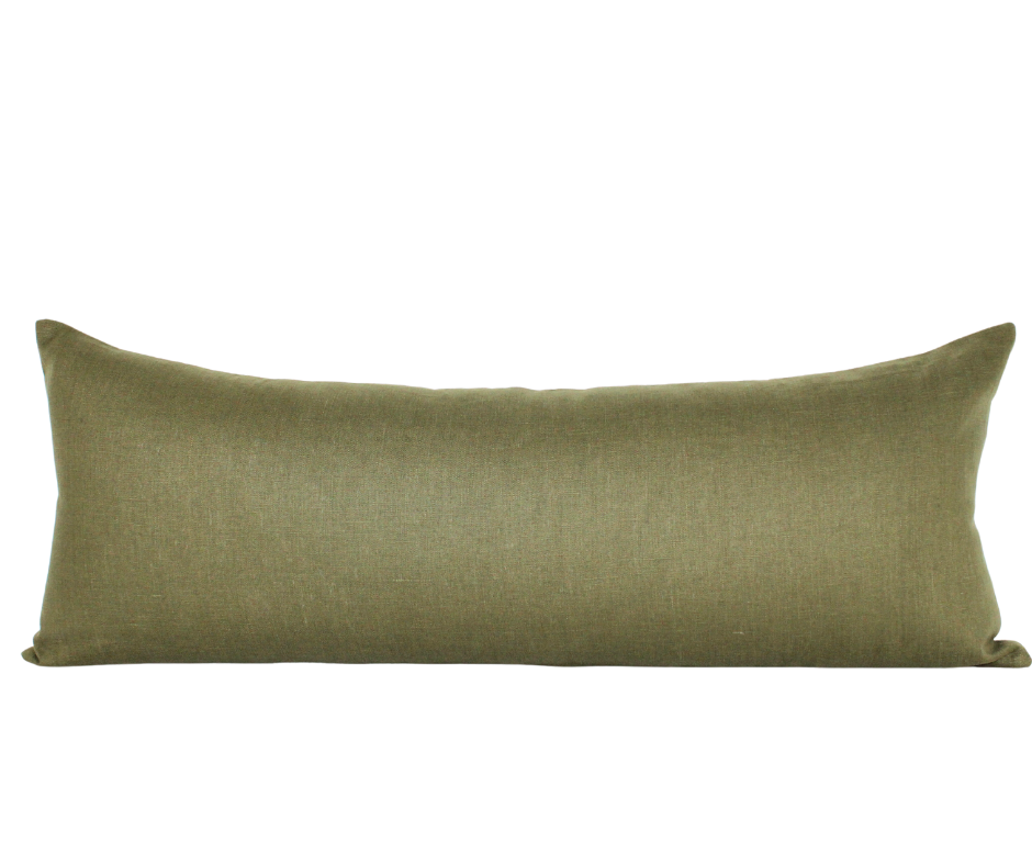 Moss Linen Extra Large Lumbar