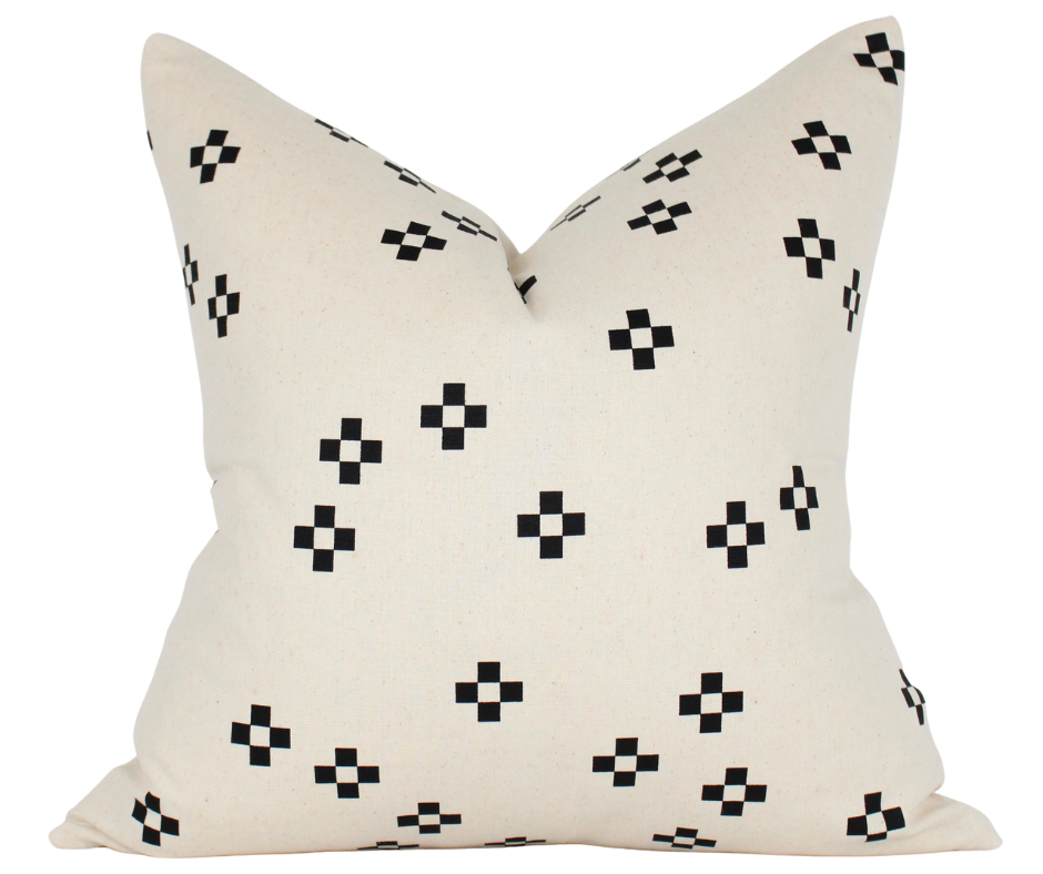 Printed crosses Pillow