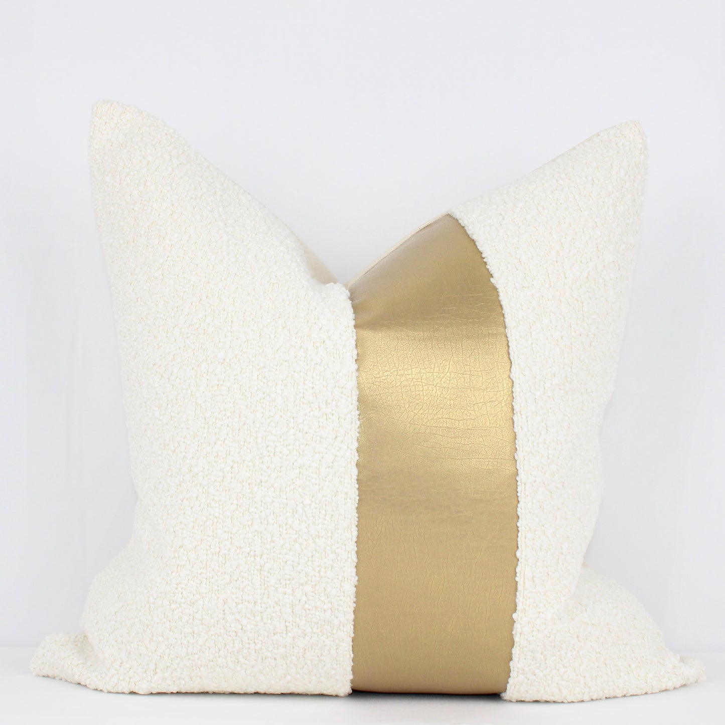 Coco Boucle With Faux Gold Leather