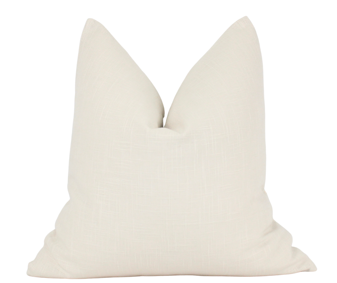 Luxury Cream Cover Pillow|Handwoven Pillows 