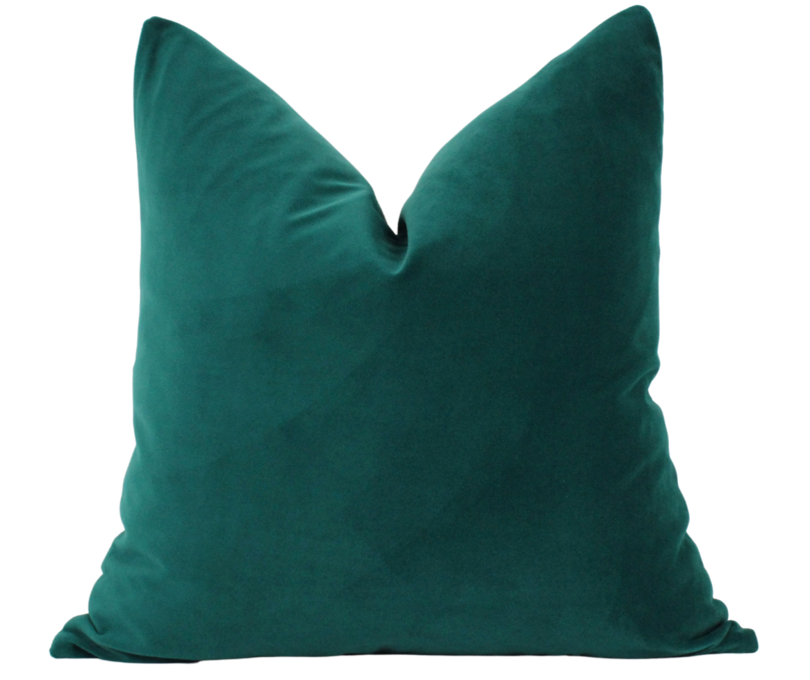 Emerald Green Throw Pillows