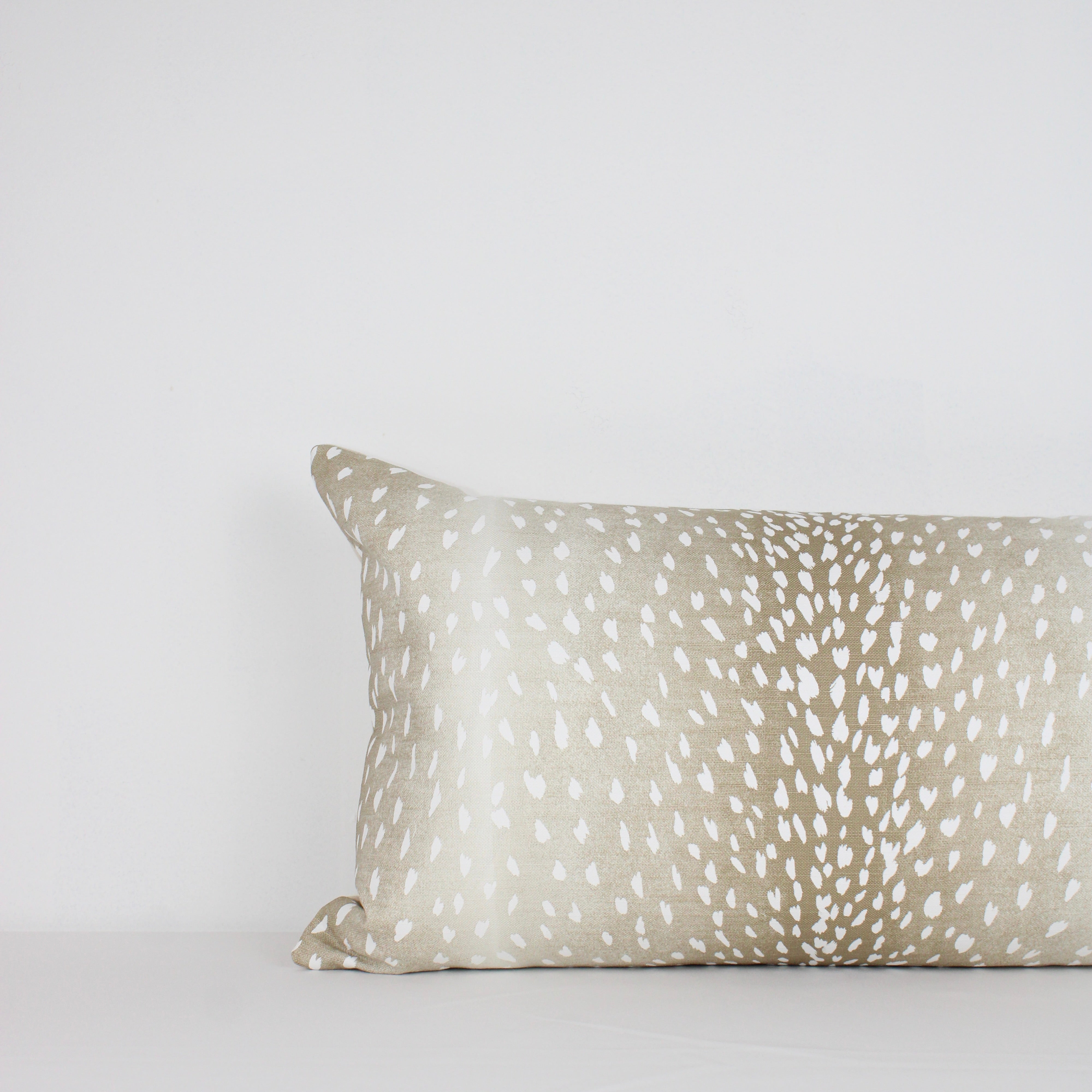 Fawn print outlet pillow