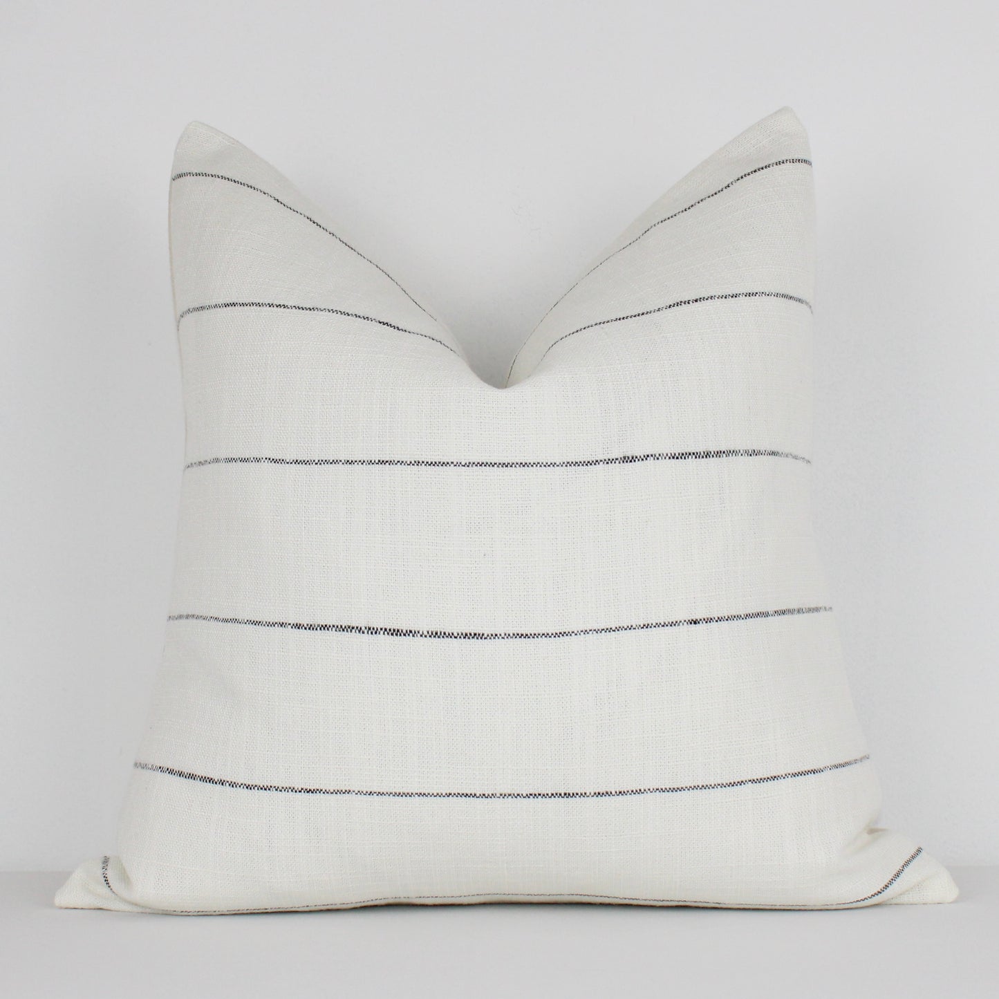 Ivory Strip Decor Pillow Cover