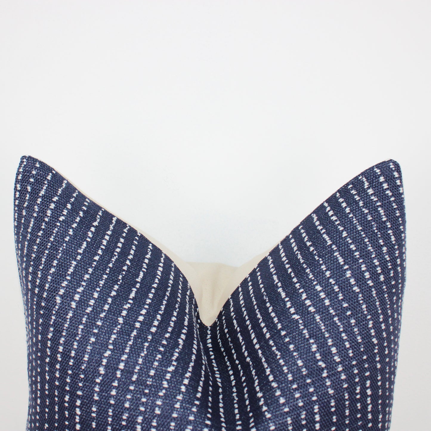 Navy Pick Stretch Stripe Woven