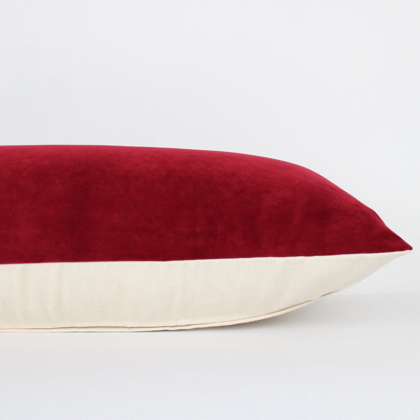 Cherry Red Velvet Cover Pillow